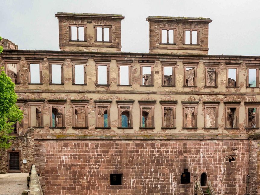 Foto: Ralf Kuhlen Schloss Heidelberg, Englischer Bau